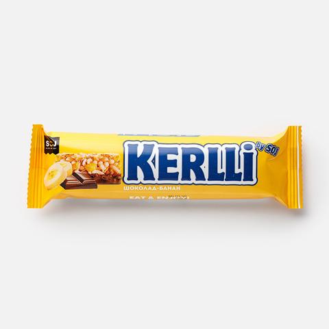 Изображение товара Злаковый батончик Soj Kerlli, в молочном шоколаде, с бананом, 50 г