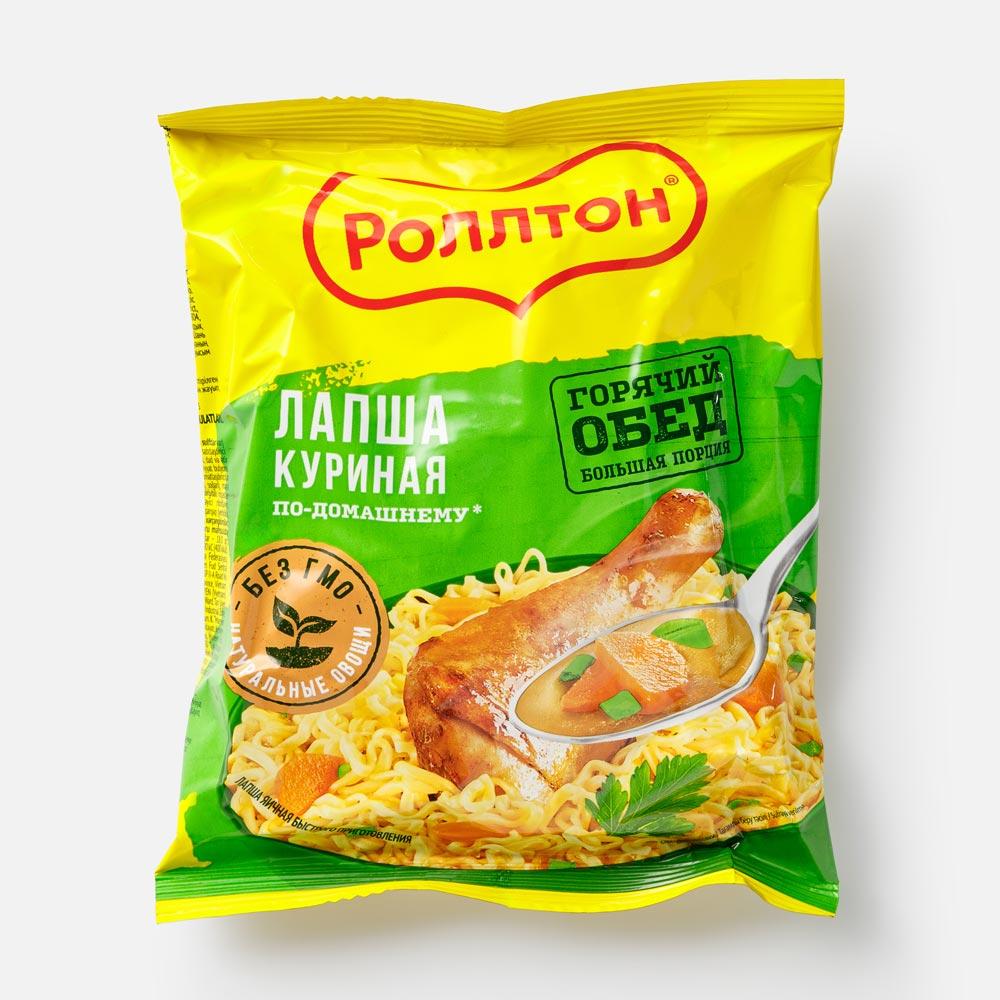 Изображение товара Лапша Роллтон По-домашнему, куриная, быстрого приготовления, 85 г