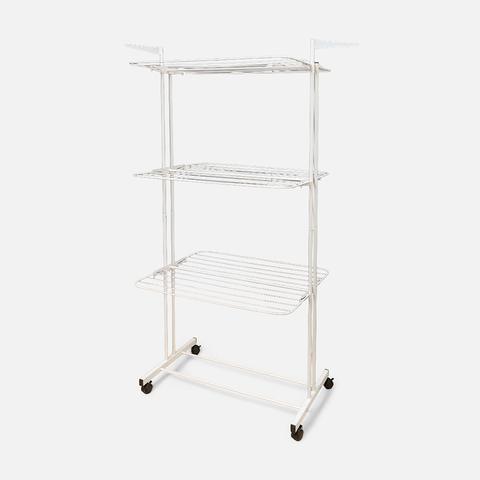 Изображение товара Сушилка для белья Avrora, напольная, белый муар