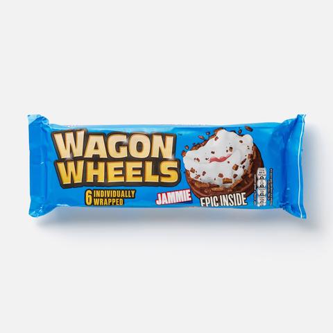 Изображение товара Из Ирландии: Бисквитное печенье Wagon Wheels, Jammie, с джемом, 229 г