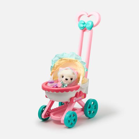 Изображение товара Игрушка Mimi Pet Shop собачка в коляске, 1 шт.