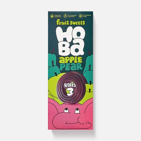 Изображение товара Из Беларуси: Фруктовая пастила Hoba, яблоко и груша, 30 г