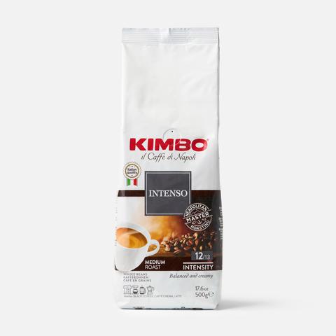 Изображение товара Кофе Kimbo aroma intenso насыщенный зерно 500 г, 1 шт.
