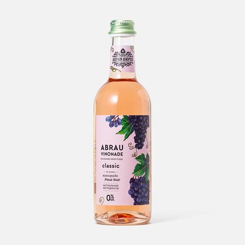 Изображение товара Напиток Abrau Vinonade, виноград Pinot Noir, с газом, 0,375 л