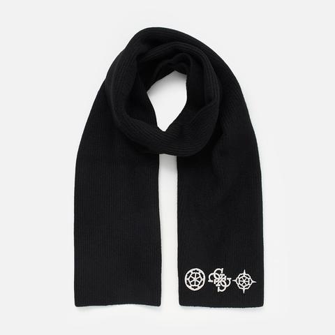 Изображение товара Шарф Guess для женщин, чёрный, размер T-U, AW5178POL03, 1 шт.