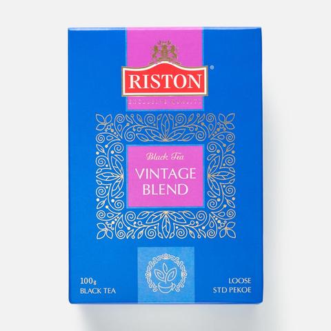 Изображение товара Чай чёрный Riston Vintage Blend листовой 100 г, 1 шт.