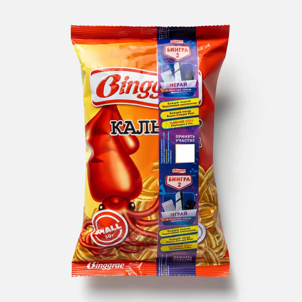 Изображение товара Пшеничные чипсы Binggrae, кальмар, 50 г