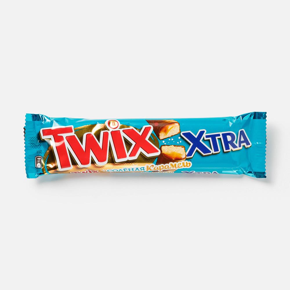 Изображение товара Шоколадный батончик Twix Xtra с солёной карамелью 82 г