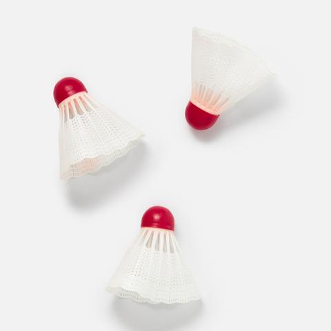 Изображение товара Волан для бадминтона Ecos, красный, 3 шт.