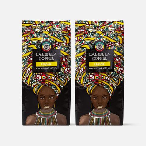 Изображение товара Набор кофе в зернах LALIBELA COFFEE Classic, 2 шт по 500 г