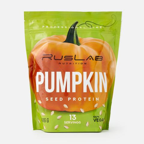 Изображение товара Тыквенный протеин RusLabNutrition Pumpkin Seed Protein, зелёное яблоко, 416 г