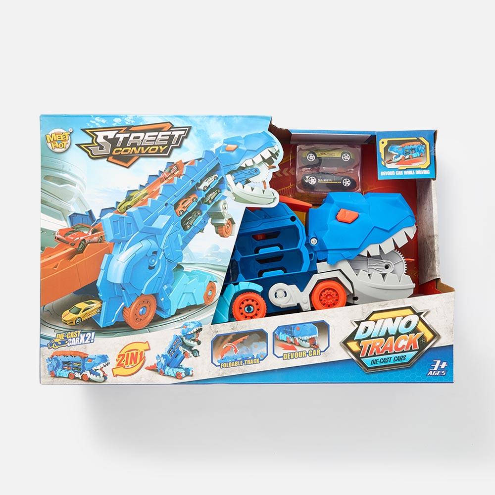 Купить Набор игровой контейнер для машин, 2 металлические машины в