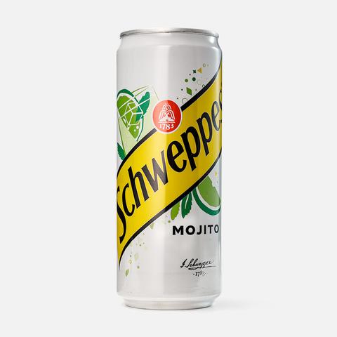 Изображение товара Лимонад Schweppes мохито, газированный напиток 0,33 л