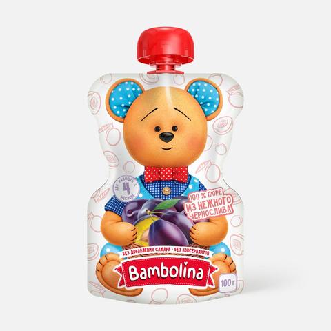 Изображение товара Из Беларуси: Фруктовое пюре Bambolina, без сахара, из чернослива, с 4 месяцев, 100 г