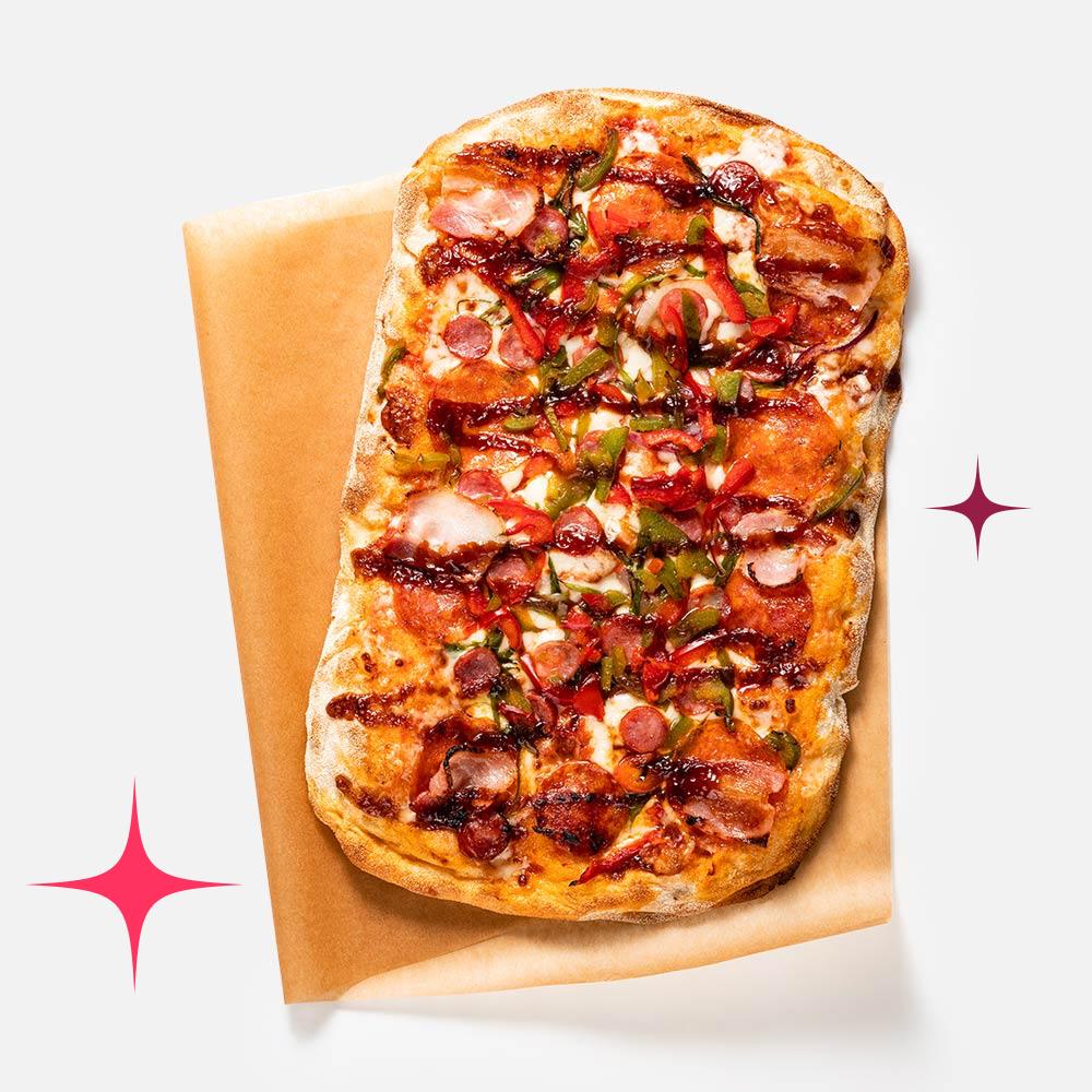 Изображение товара Пицца баварская Самокат x Zotman, мясная, 465 г