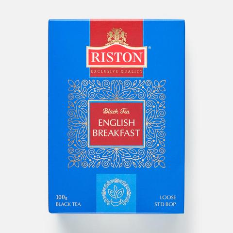 Изображение товара Чай чёрный Riston Английский завтрак листовой 100 г, 1 шт.