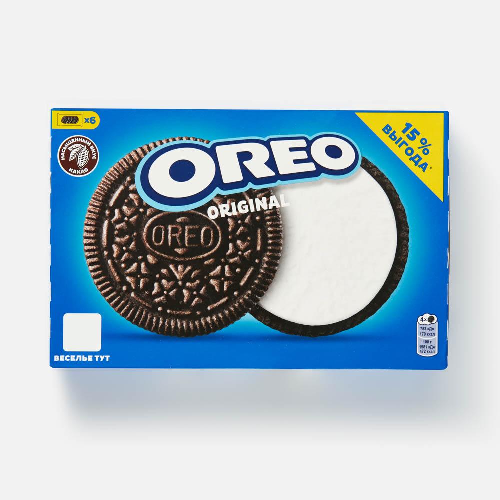 Изображение товара Печенье Oreo 228 г - вкусное хрустящее лакомство с какао и ванилью