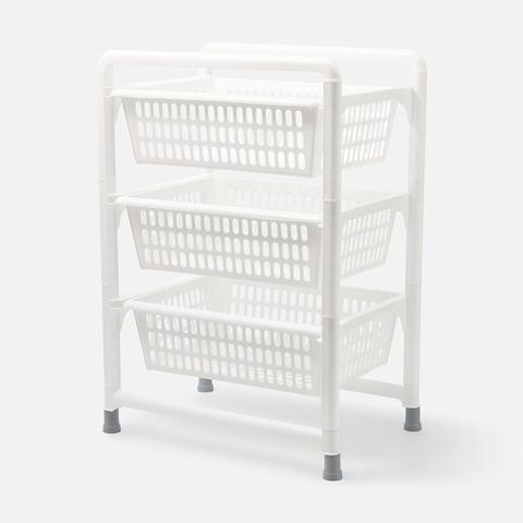 Изображение товара Этажерка Полимербыт C126, 45х31х63 см, белая