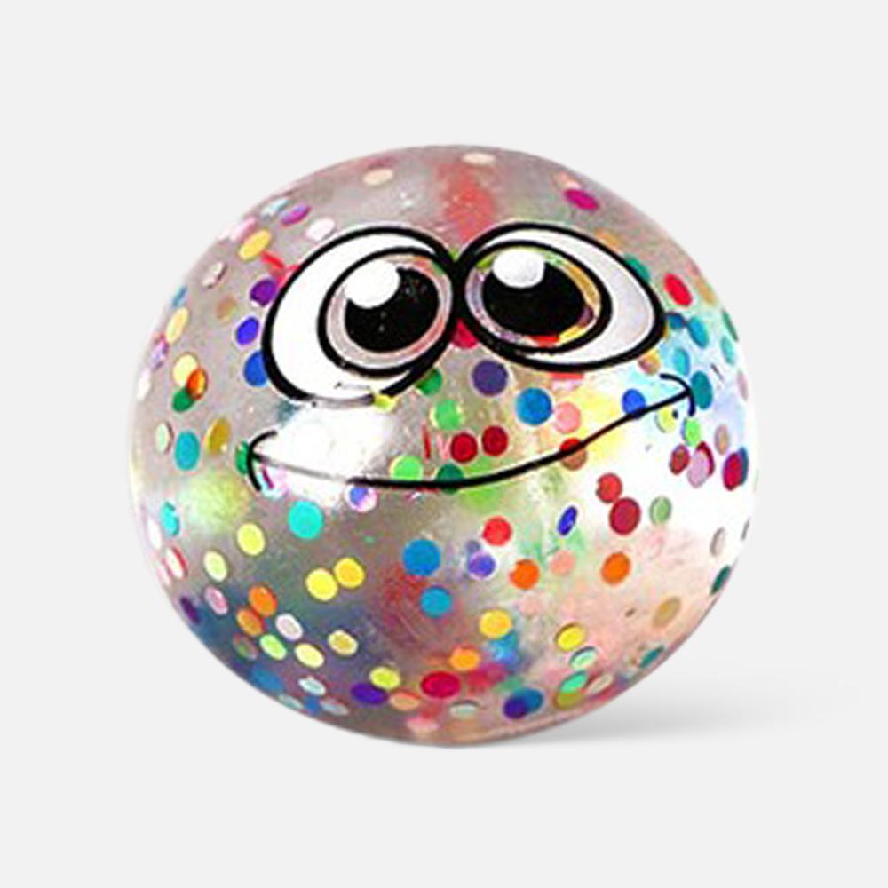 Купить Игрушка-антистресс Funny Toys Смайлики, с блёстками и
