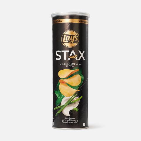 Изображение товара Чипсы Lay's Stax, нежная сметана и лук, 140 г