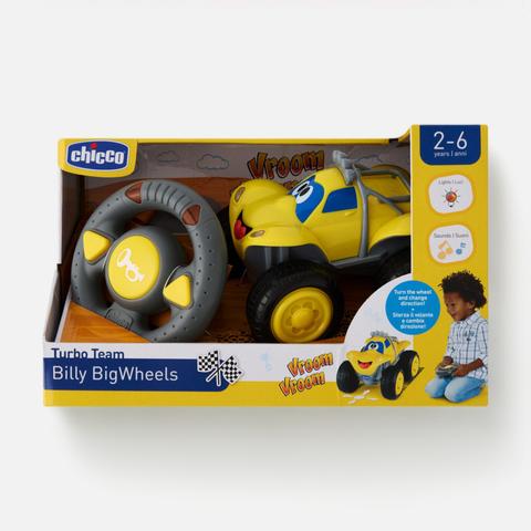 Изображение товара Машинка на радиоуправлении Chicco Билли большие колеса, жёлтый, 1 шт.