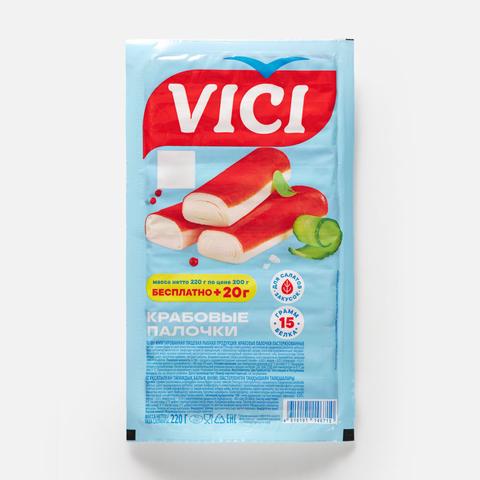 Изображение товара Крабовые палочки Vici, имитация, охлажденные, 220 г