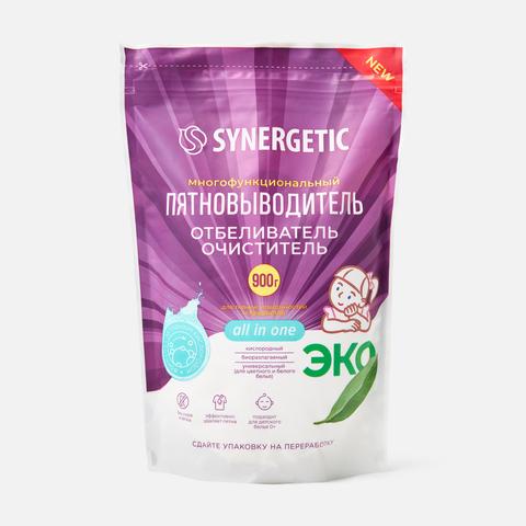 Изображение товара Пятновыводитель Synergetic, многофункциональный, кислородный, для тканей и поверхностей, 900 г