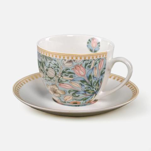 Изображение товара Пара чайная Fioretta Flowers 260 мл белая, 1 шт.