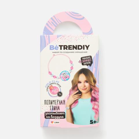 Изображение товара Набор по созданию украшений из полимерной глины, Волшебный мир Be TrenDIY Cold Clay Брасл, 1 шт.