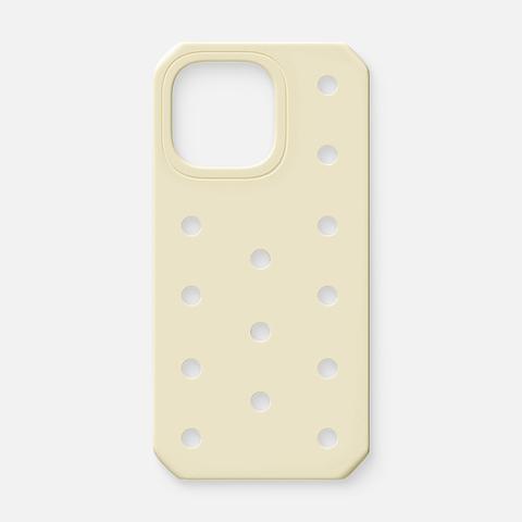 Изображение товара Чехол Red Line, для iPhone 13, силиконовый, с отверстиями для крепления джибитсов, бежевый