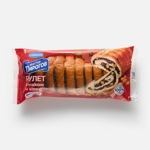 Изображение товара Рулет Мастер пирогов, с маком и изюмом, 250 г