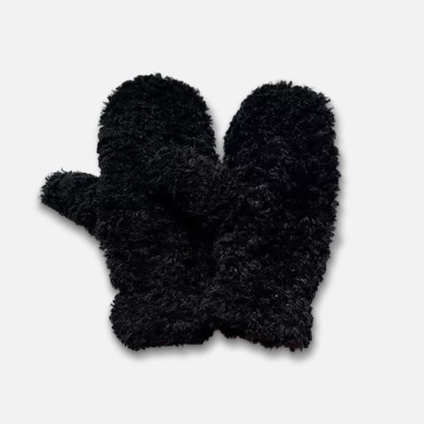 Изображение товара Варежки женские Snoodlybrand Barashek black, черные, р. S/M