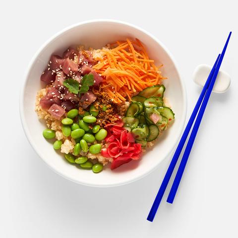 Изображение товара Поке с тунцом и рисом Soul in the Bowl 210 г - вкусное блюдо с морепродуктами