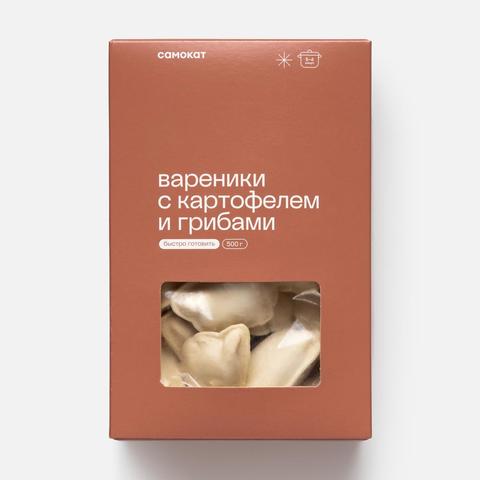 Изображение товара Вареники Самокат с картофелем и грибами 500 г