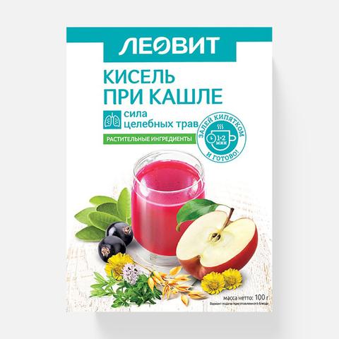 Изображение товара Кисель Леовит При кашле, 5 шт., 20 г