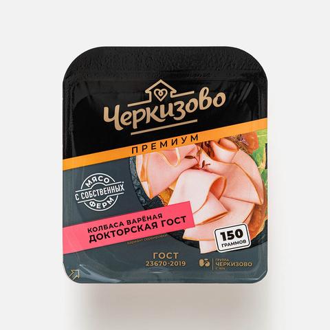 Изображение товара Докторская колбаса Черкизово, ГОСТ, нарезка, 150 г