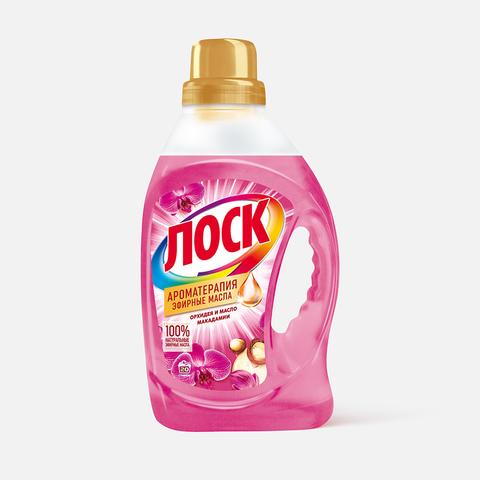 Изображение товара Гель для стирки Лоск Ароматерапия Орхидея и Масло Макадамии для цветного и белого белья, 1,46 л