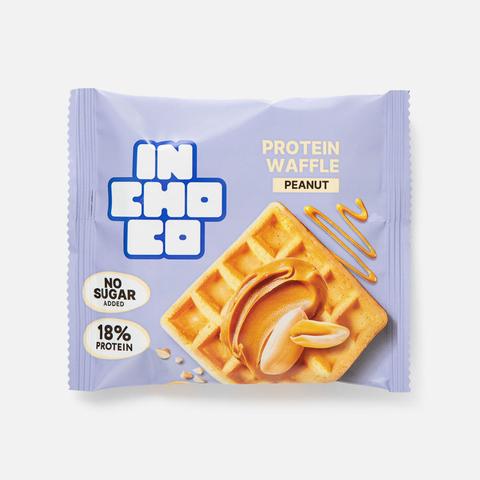 Изображение товара Вафля Inchoco, 18% протеина, арахис, 35 г