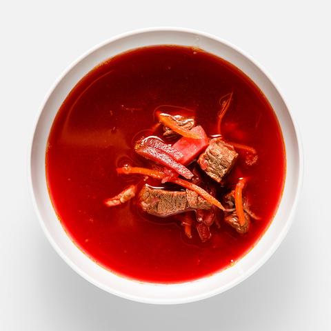 Изображение товара Борщ Самокат с капустой и мясом 300 г