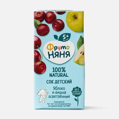 Изображение товара Яблочно-вишнёвый сок ФрутоНяня, 0,2 л
