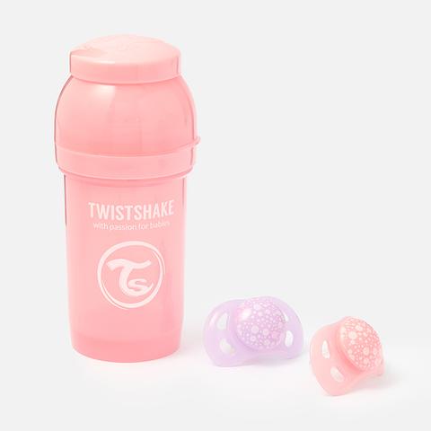 Изображение товара Бутылочка для кормления Twistshake, антиколиковая, от 0 месяцев, розовая, 180 мл