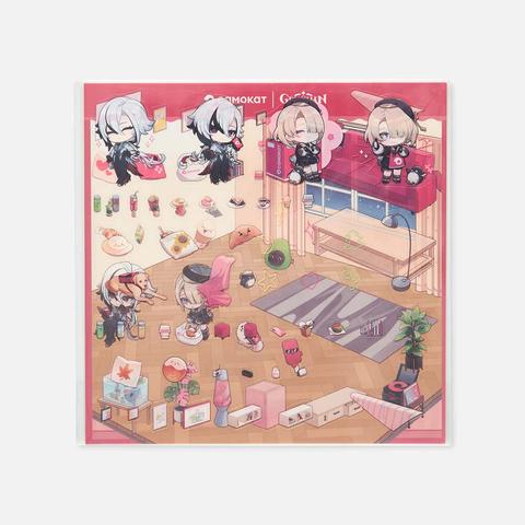 Изображение товара Румбокс с наклейками Самокат Genshin Impact 22х15 см ограниченная серия