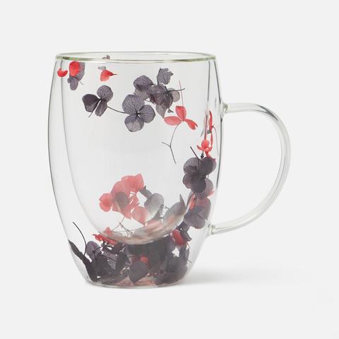 Изображение товара Кружка Modi, для чая и кофе, с двойными стенками, c сухоцветами, 300 мл