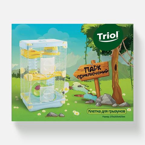 Изображение товара Клетка для мелких животных Trio Парк приключений, эмаль, 36*27*42,5 см, 2 кг