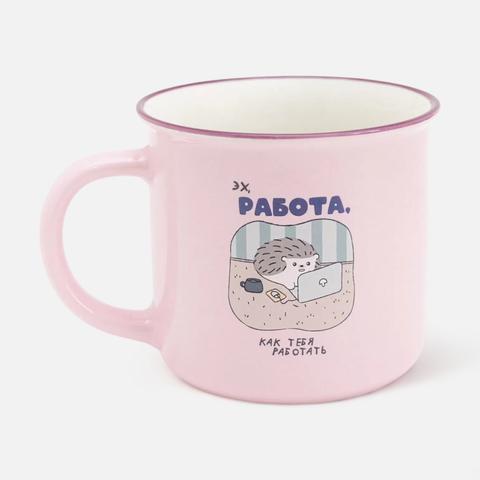 Изображение товара Кружка керамическая ZAKKA "Эх работа" 375 мл.