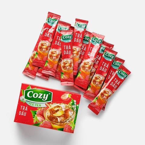 Изображение товара Чайный напиток Cozy со вкусом клубники в стиках, 16 шт.