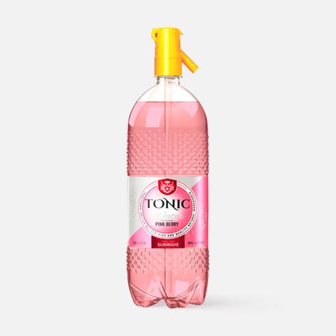 Изображение товара Из Словакии: Тоник Feel The Sunwave, Pink Berry, с газом, с сифоном, 1,3 л