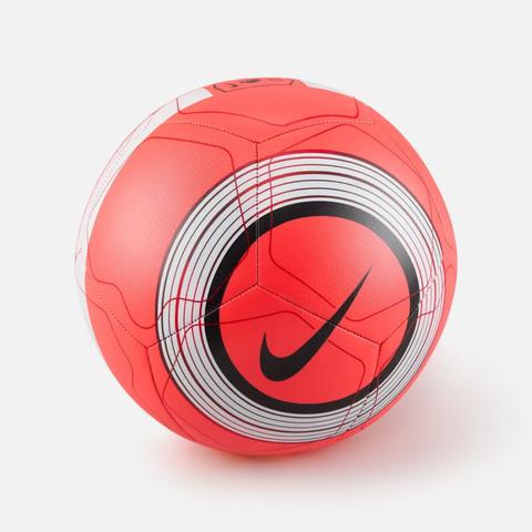 Изображение товара Мяч Nike PL Pitch-FA24 футбольный, коралловый, белый, размер 4, FZ3048-635, 1 шт.