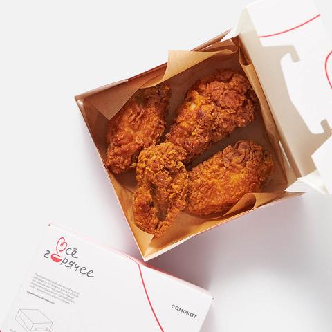 Изображение товара Куриные крылья в панировке, 200 г - готовый продукт