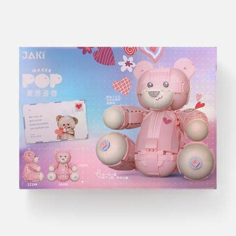 Изображение товара Конструктор Jaki, Розовый медвежонок